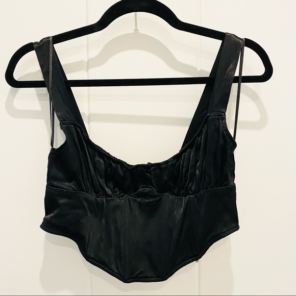 ZARA Corset Style Cropped Top (Size S) - Picture 2 of 7